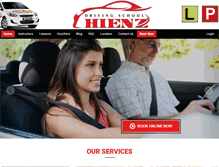 Tablet Screenshot of hienzdrivingschool.com.au